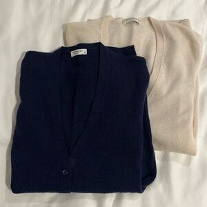 Set of 2 Equipment Cashmere Cardigans